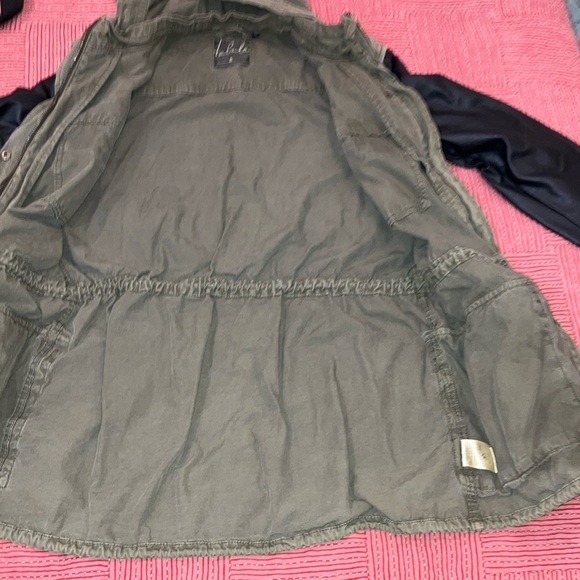Talula small army Green / Black Utility Jacket with Hood - damaged - Picture 15 of 16